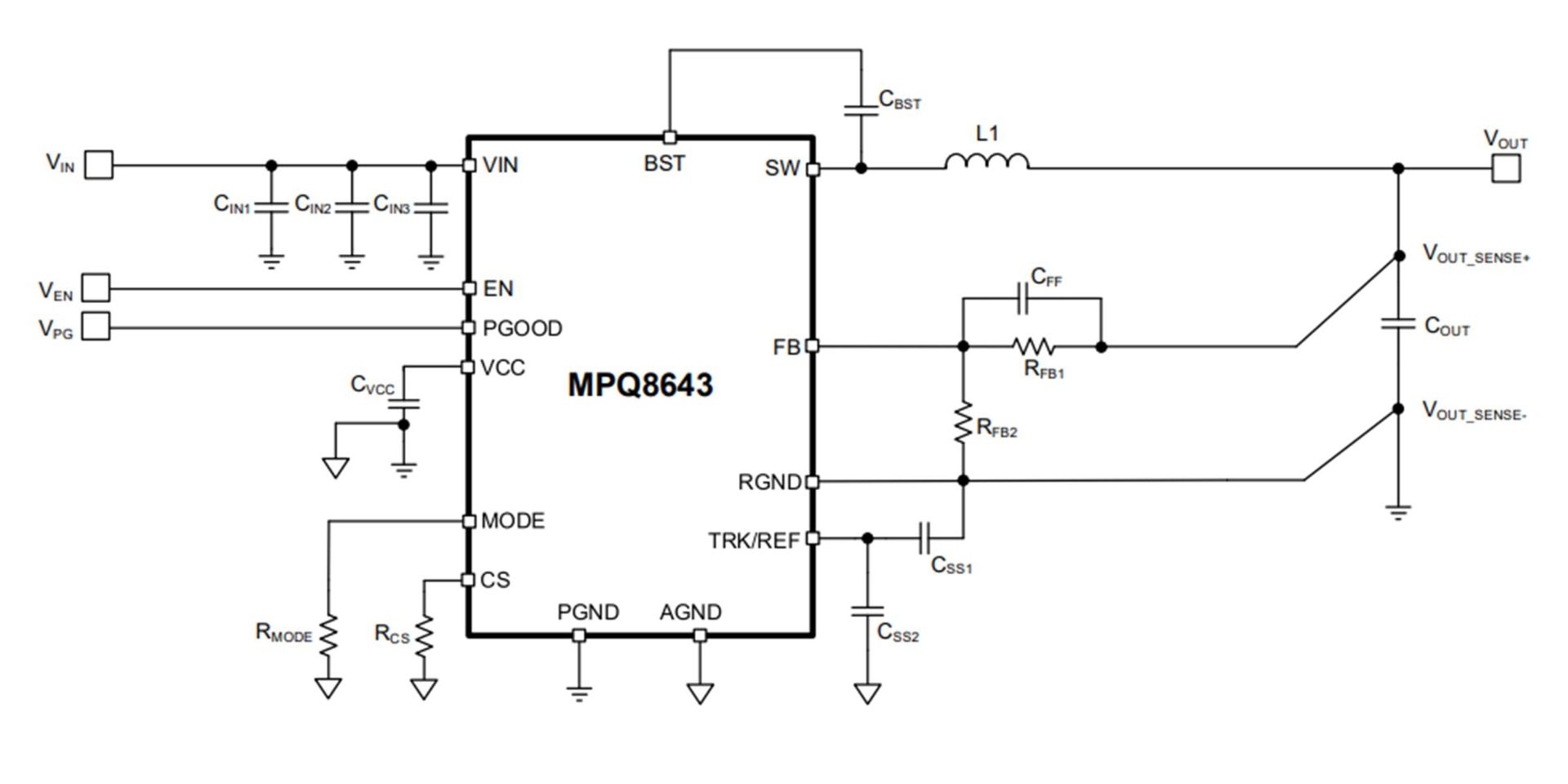 MP2316 | 3A, 19V, 40uA Iq, High Efficiency, Step-Down Converter 