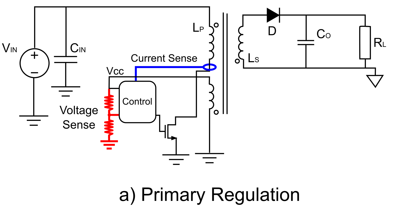 Primary-Side Regulation Circuit Schematic