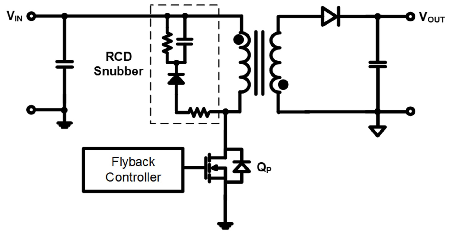Figure 1: Conventional Flyback Circuit