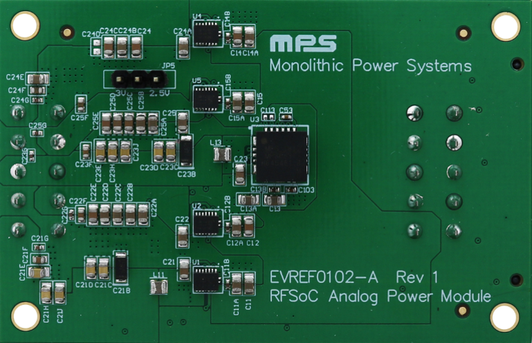 Figure 8: EVRF0102 Ultra-Low Noise Power Supply Module