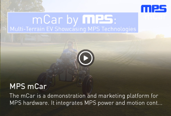 The mCar is a demonstration and marketing platform for MPS hardware